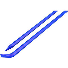Pry Bars; Prybar Type: Pinch Bar; End Angle: Offset; End Style: Point; Material: Steel; Bar Shape: Hex; Overall Length (Inch): 48; Color: Blue; Overall Length: 48.00