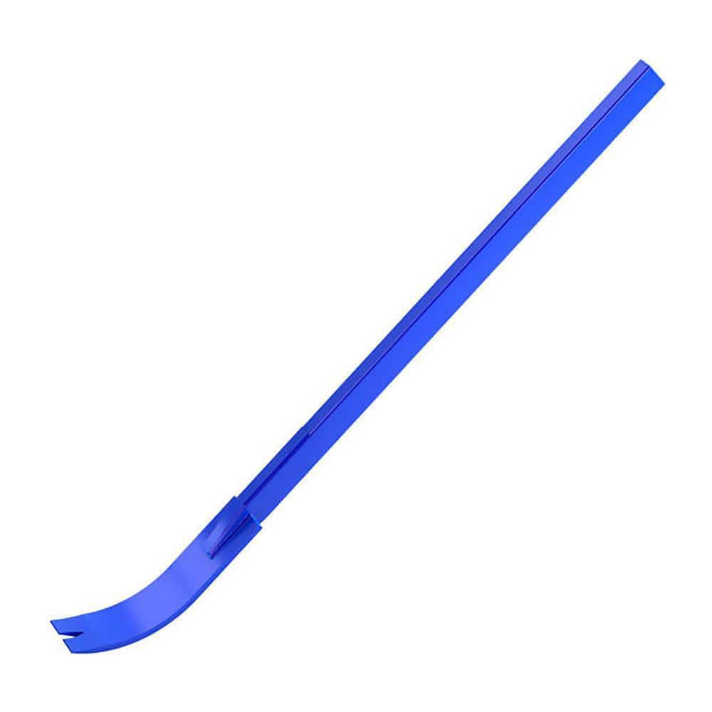 Pry Bars; Prybar Type: Pry Bar; End Angle: Straight; End Style: Claw; Material: Steel; Bar Shape: Round; Overall Length (Inch): 46; Color: Blue; Overall Length: 46.00
