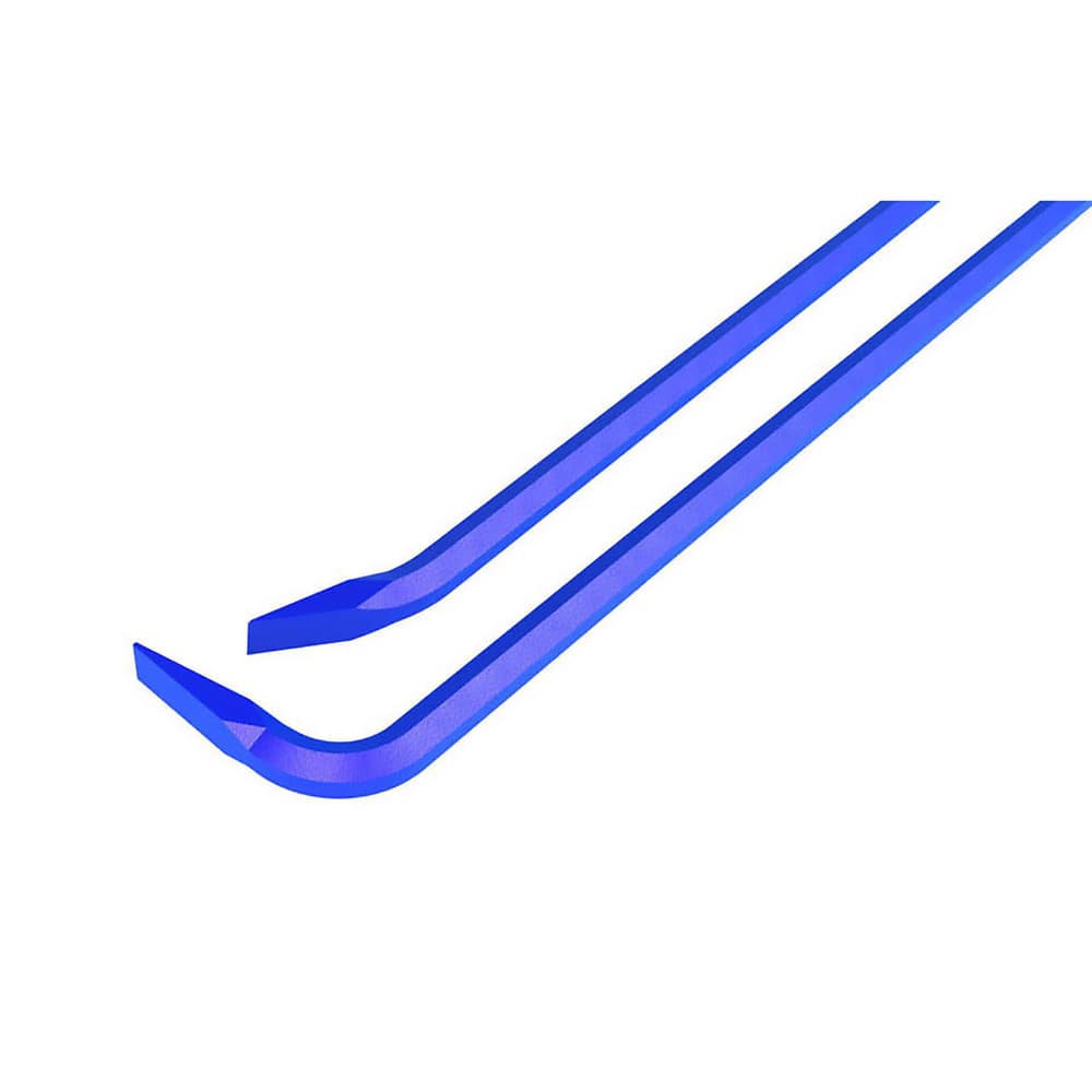 Pry Bars; Prybar Type: Stripping Bar; End Angle: Offset; End Style: Claw; Material: Steel; Bar Shape: Hex; Overall Length (Inch): 42; Color: Blue; Overall Length: 42.00