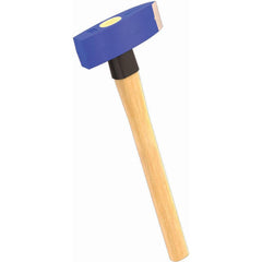 Dead Blow Hammers; Head Weight (Lb): 4.000; Head Weight Range: 26 oz. and Larger; Head Material: Steel; Overall Length Range: 18″ - 23.9″; Handle Material: Wood; Head Color: Blue; Overall Length (Inch): 19.2500; Replaceable Handle: Yes