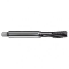 M6x0.75 6H 3-Flute PM Cobalt Semi-Bottoming 10 degree Spiral Flute Tap-TiAlN - Exact Industrial Supply
