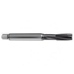 M6x0.50 6H 3-Flute PM Cobalt Semi-Bottoming 10 degree Spiral Flute Tap-TiAlN - Exact Industrial Supply