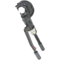 Burndy - Power Crimpers; Crimping Force (Lb.): 24000 ; Crimping Capacity (Wire): 14 AWG-750 kcmil Copper; 8 AWG-750 kcmil Aluminum; 4 AWG-556.5 kcmil ACSR ; Handle Type: Comfort Grip - Exact Industrial Supply