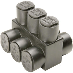 Burndy - Split Bolt Connectors; Connector Material: Aluminum ; Maximum Compatible Wire Size (AWG): 4/0 ; Maximum Compatible Wire Size (kcmil): 250 ; Minimum Compatible Wire Size (AWG): 10 ; Minimum Compatible Wire Size (kcmil): 250 ; Compatible Wire Type - Exact Industrial Supply