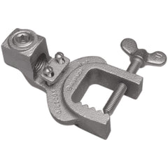 Burndy - Grounding Clamps; Clamp Type: Grounding Clamp ; Compatible Wire Size (AWG): 6-2 ; Overall Length (Inch): 4.62 ; Overall Length (Decimal Inch): 4.62 ; Material: Copper Alloy ; Standards Met: EU RoHS Indicator; RoHS CM Compliant; UL 467; UL Listed - Exact Industrial Supply