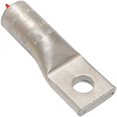 Burndy - Ring Terminals; Terminal Type: Rectangle ; Insulation Type: NonInsulated ; Connection Type: Compression ; Compatible Wire Size (kcmil): 250 ; Stud Size (Inch): 1/2 ; Color: Red - Exact Industrial Supply