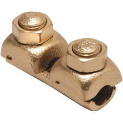 Burndy - Mechanical Connectors; Wire Size Range: 4-1 ; Material Type: Copper ; Insulated: NonInsulated ; Rating: UL Listed ; Additional Information: Subbrand: QIKLINK?; Dimension: 1-15/16 in L x 11/16 in W x 1-1/16 in H; Recommended Tightening Torque: 15 - Exact Industrial Supply