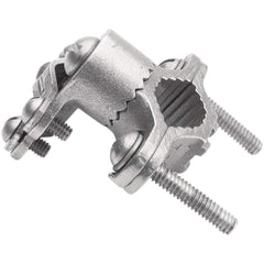 Burndy - Grounding Clamps; Clamp Type: Grounding Clamp ; Minimum Compatible Pipe Size (Inch): 1-1/4 ; Maximum Compatible Pipe Size (Inch): 2 ; Compatible Wire Size (AWG): 8-4/0 ; Overall Length (Inch): 2.65 ; Overall Length (Decimal Inch): 2.65 - Exact Industrial Supply