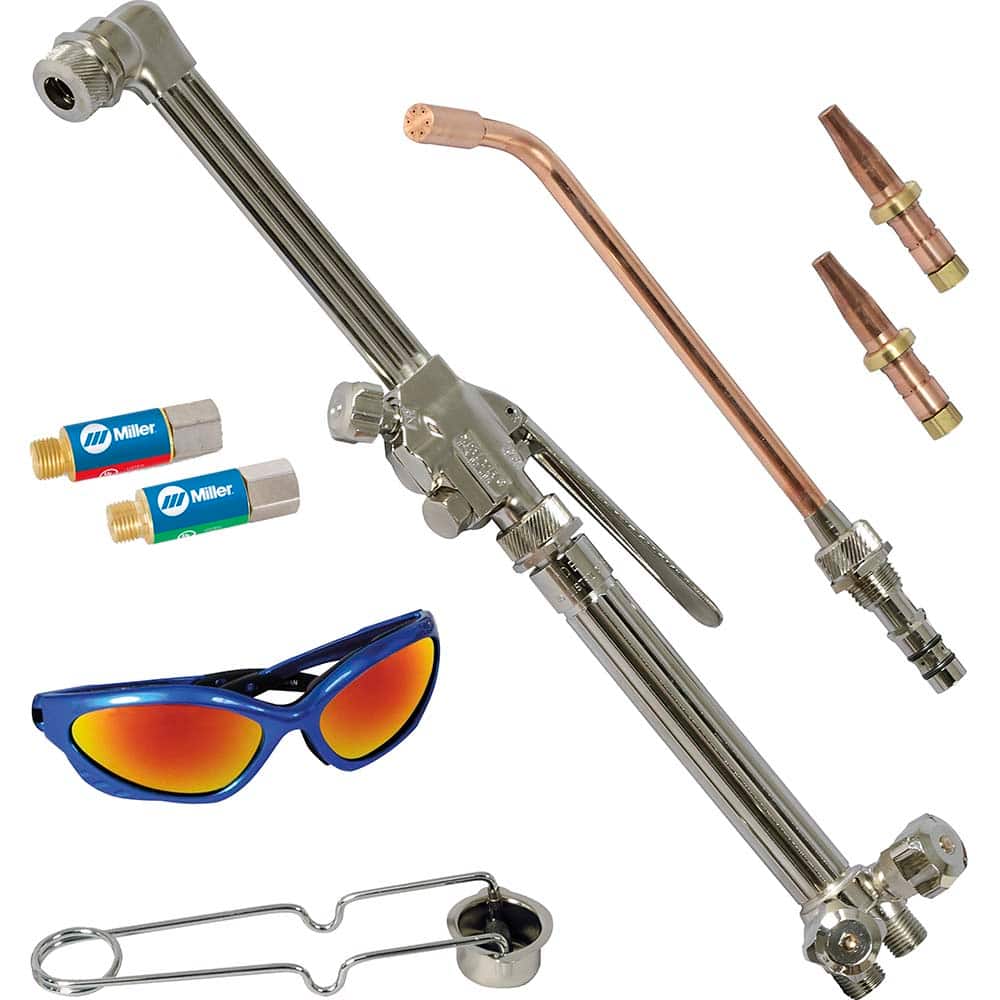 Oxygen/Acetylene Torch Kits; Type: MD Oxy/Acetylene Pack; Accessories: Shade #5 Safety Glasses; Striker; Style: ToughCut