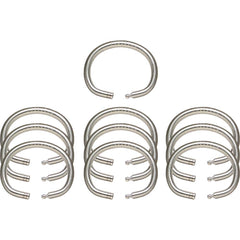 Key Systems - Key Control; Type: Key Ring ; Number of Keys: 0 ; Color: Silver ; Height (Inch): 5/32 ; Width (Inch): 1 ; Depth (Inch): 5/32 - Exact Industrial Supply