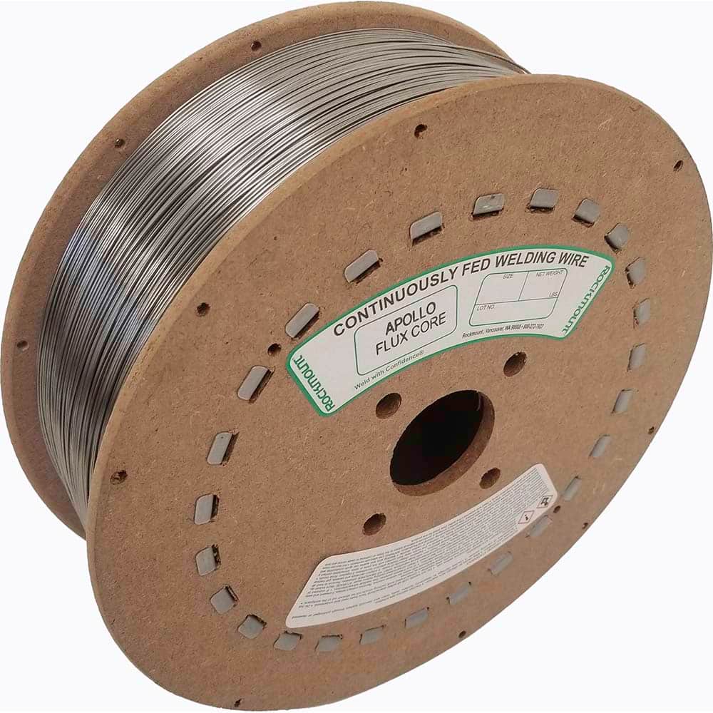 Rockmount Research and Alloys - 25 Lb 1/16" High-Manganese Nickel Chromimum Alloy Apollo FC MIG Welding Wire - Exact Industrial Supply