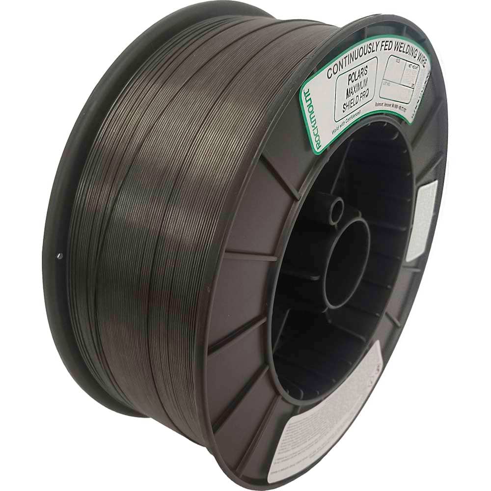 Rockmount Research and Alloys - 33 Lb 0.035mm Carbon Steel Alloy Polaris Maxi Pro FC MIG Welding Wire - Exact Industrial Supply