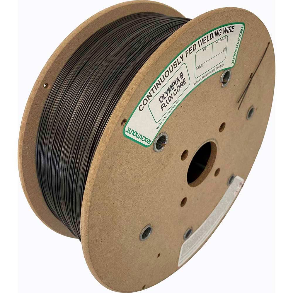 Rockmount Research and Alloys - 25 Lb 0.045mm Chromium Carbide Hardfacing Alloy Olympia B FC MIG Welding Wire - Exact Industrial Supply