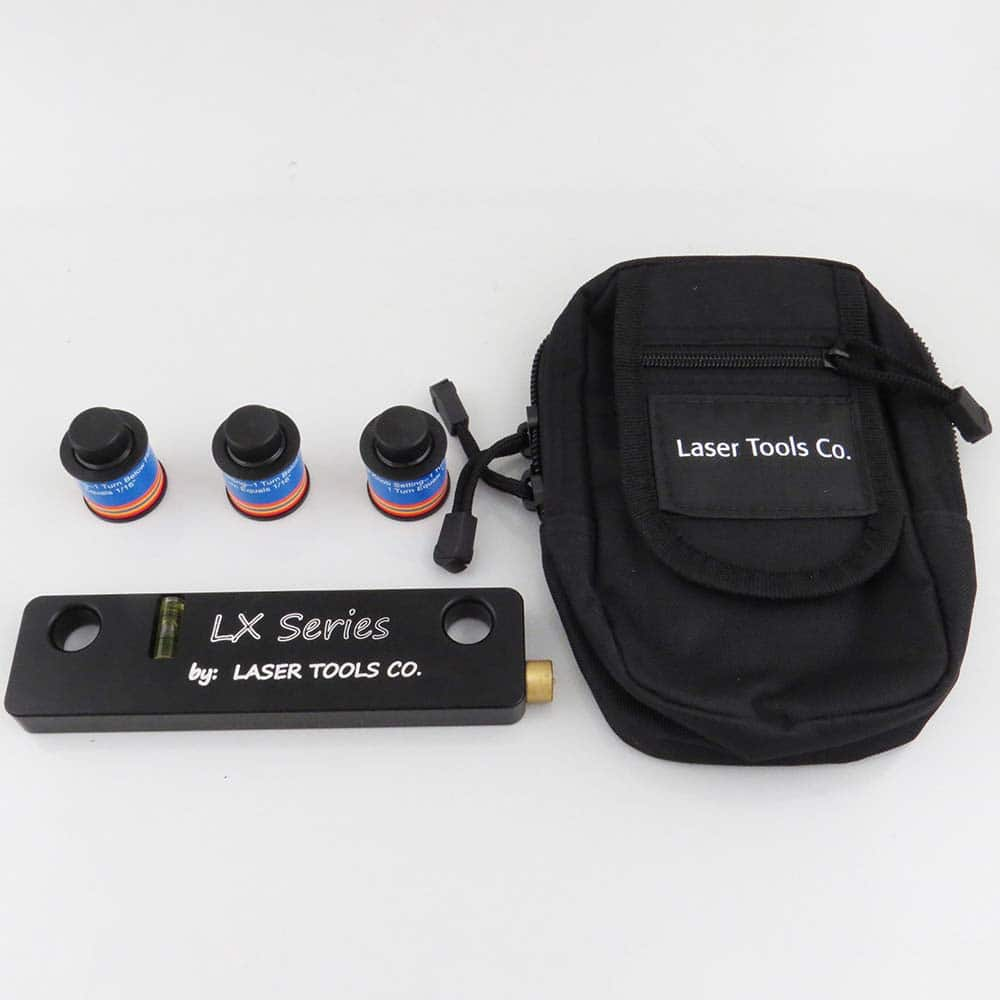 Laser Tools Co. - Level Kits; Level Kit Type: Sheave Alignment System ; Maximum Measuring Range (Feet): 50 ; Beam Color: Blue ; Contents: Includes: BLX85 Sheave Alignment Laser with 80mW Blue Laser Diode, 3-AP85MT-Blue ColorGage Magnetic Targets and AP43 - Exact Industrial Supply