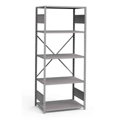 Rousseau Metal - Steel Shelving; Type: Shelving ; Starter or Add-On: Starter ; Load Capacity (Lb.): 3500.000 ; Number of Shelves: 5 ; Width (Inch): 36 ; Height (Inch): 87 - Exact Industrial Supply