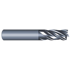 Eliminator - Corner Radius & Corner Chamfer End Mills; Mill Diameter (Inch): 1 ; Mill Diameter (Decimal Inch): 1.0000 ; End Type: Corner Radius ; Corner Radius (Decimal Inch): 0.0900 ; Number of Flutes: 4 ; Material: Solid Carbide - Exact Industrial Supply