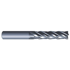 Eliminator - Corner Radius & Corner Chamfer End Mills; Mill Diameter (Inch): 1 ; Mill Diameter (Decimal Inch): 1.0000 ; End Type: Corner Radius ; Corner Radius (Decimal Inch): 0.0300 ; Number of Flutes: 4 ; Material: Solid Carbide - Exact Industrial Supply