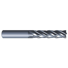 Eliminator - Square End Mills; Mill Diameter (Inch): 1/8 ; Mill Diameter (Decimal Inch): 0.1250 ; Number of Flutes: 4 ; Length of Cut (Inch): 1-1/8 ; Material: Solid Carbide ; Finish/Coating: AlCrN - Exact Industrial Supply