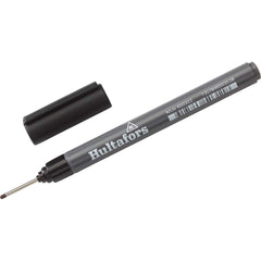 Hultafors - Markers & Paintsticks; Type: Inkhole ; Color: Black ; Ink Type: Liquid Ink ; Tip Type: Felt - Exact Industrial Supply