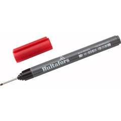 Hultafors - Markers & Paintsticks; Type: Inkhole ; Color: Red ; Ink Type: Liquid Ink ; Tip Type: Felt - Exact Industrial Supply