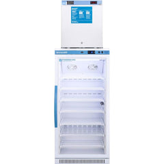 Accucold - Laboratory Refrigerators and Freezers; Type: Pharmacy, Medical-Laboratory Combination Refrigerator/Freezer ; Volume Capacity: 9 Cu. Ft. ; Minimum Temperature (C): -20.00 ; Maximum Temperature (C): 8.00 ; Width (Inch): 23.38 ; Depth (Inch): 24. - Exact Industrial Supply