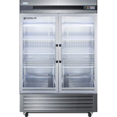 Accucold - Laboratory Refrigerators and Freezers; Type: Pharmacy, Medical-Laboratory Refrigerator ; Volume Capacity: 49 Cu. Ft. ; Minimum Temperature (C): 2.00 ; Maximum Temperature (C): 8.00 ; Width (Inch): 55.25 ; Depth (Inch): 31.0 - Exact Industrial Supply