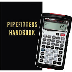 Industrial Press - Reference Manuals & Books; Applications: Piping; Plumbing ; Subcategory: Plumbing; Construction Reference; Piping ; Publication Type: Mixed Media Package ; Author: Forrest Lindsey ; Book Title: Pipefitters Handbook, 3E & Pipe Trades Pr - Exact Industrial Supply