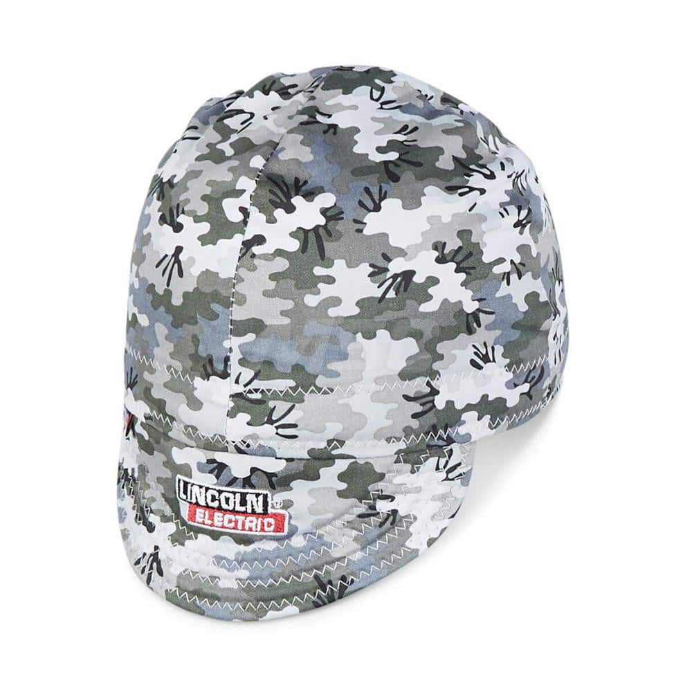 Cooling Headband: Size XL, Gray Camouflage, Cotton