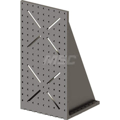 Angle Plates; Plate Surface: Machined Holes; Width (Inch): 9; Plate Style: Standard; Plate Design: Fixture; Plate Thickness (Decimal Inch): 0.4700; Material: Aluminum Alloy; Finish Type: Clear Anodized; Hole Size: 0.26; Number Of Holes: 173; Depth (Decima
