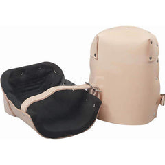 Knee Pads; Strap Type: Buckle; Closure Type: Buckle; Hard Protective Cap: No; Size: Universal; Padding Material: Felt; Color: Beige; Strap Material: Leather; Cover Material: Leather; Pad Material: Felt