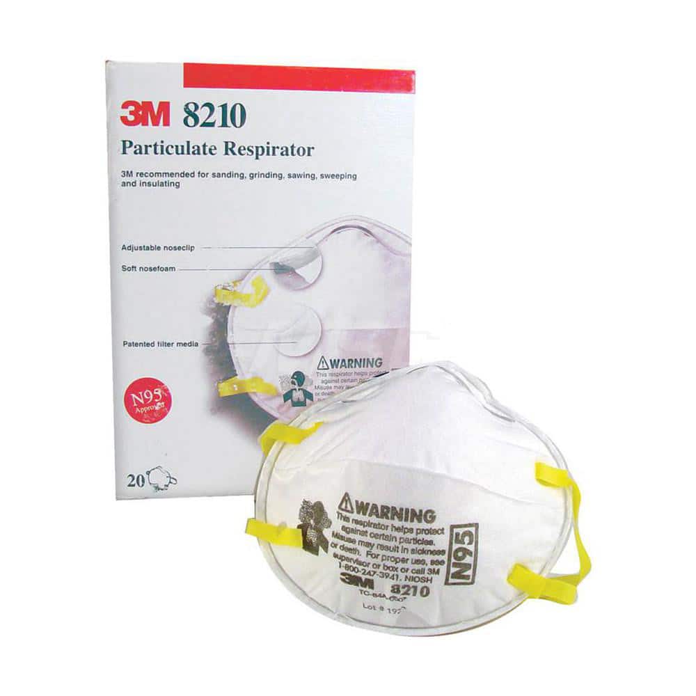 Disposable Particulate Respirator: Contains Nose Clip, Size Medium/Large