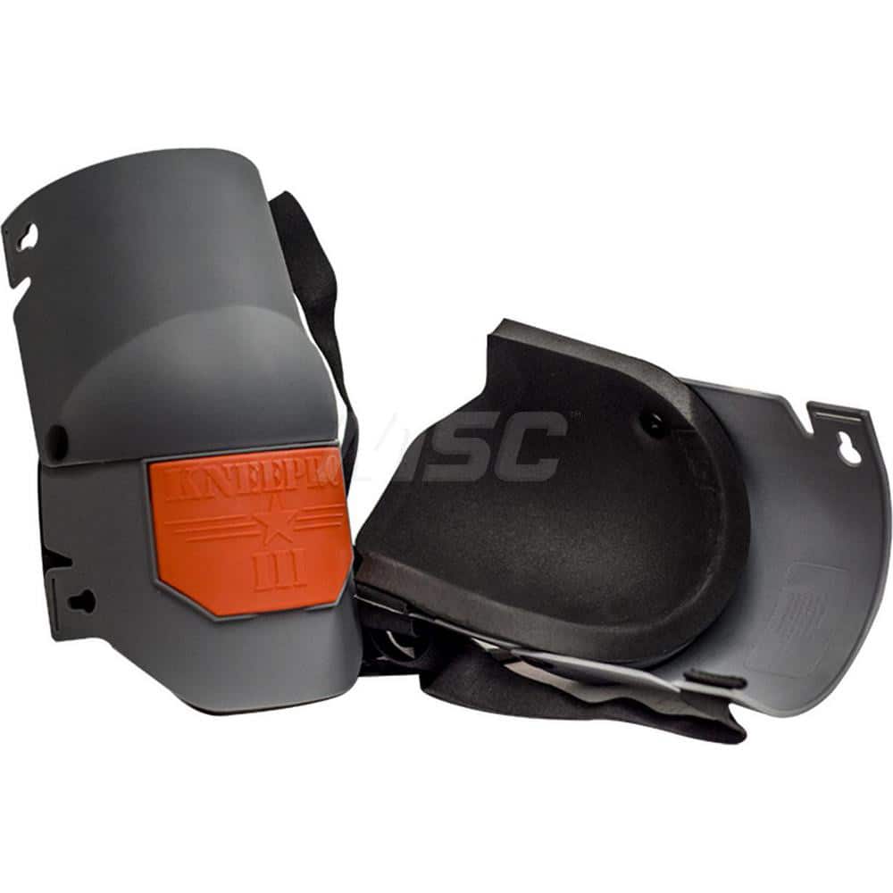 Knee Pads; Strap Type: Single Strap; Closure Type: Single Strap; Hard Protective Cap: Yes; Size: Universal; Padding Material: Foam; Color: Black; Strap Material: Elastic; Cover Material: Hard Plastic; Pad Material: Foam
