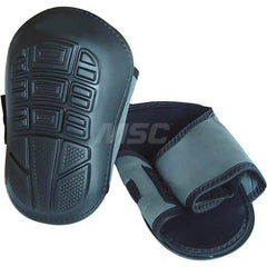 Knee Pads; Strap Type: Hook & Loop; Closure Type: Hook & Loop; Hard Protective Cap: No; Size: Universal; Padding Material: Foam; Color: Black; Strap Material: Fabric; Cover Material: Rubber; Pad Material: Foam