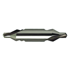 #3 × 51 mm OAL 60 Degree HSS Center Drill Form A Uncoated - Exact Industrial Supply