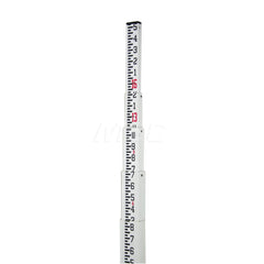 Optical Level Accessories; Type: Telescoping Rod; Graduation: Feet/Inches/8ths; Material: Fiberglass; Maximum Measuring Range (Feet): 25; Kit Includes: Case; Number of Sections: 6; Length (Feet): 25.000