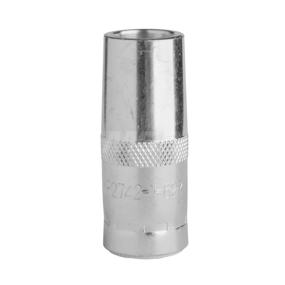 MIG Welder Gas Nozzle: 0.625″ Bore Dia Metal, Use with Magnum PRO