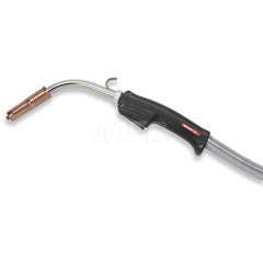 MIG Welding Guns; For Use With: Magnum ™; Length (Feet): 15 ft. (4.57m); Handle Shape: Curved; Neck Type: Fixed; Trigger Type: Standard; For Gas Type: CO2; For Wire Type: Flux Core; Solid