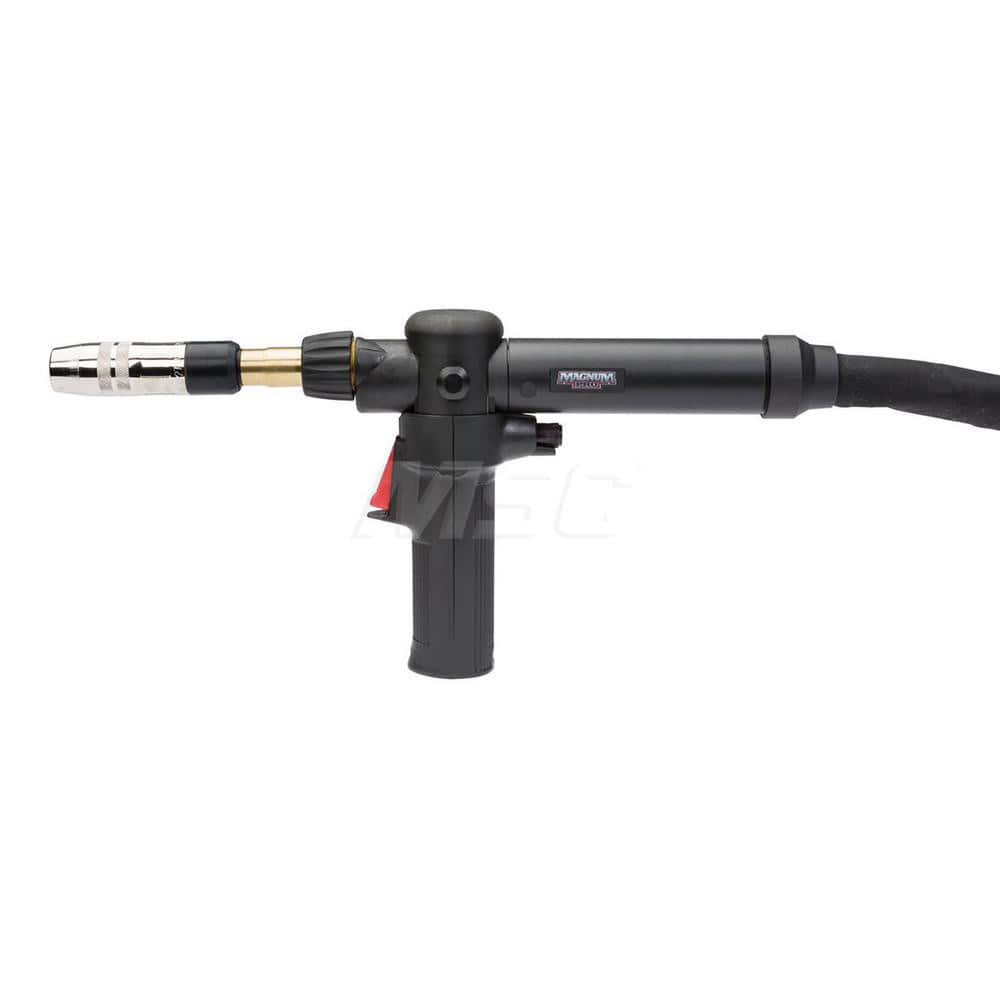 MIG Welding Guns; For Use With: Magnum ™ PRO; Length (Feet): 15 ft. (4.57m); Handle Shape: Straight; Neck Type: Fixed; Trigger Type: Standard; For Gas Type: Argon; For Wire Type: Solid