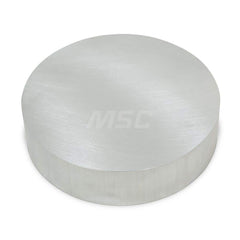 Aluminum Round Precision Sized Plate: Precision Ground, 8″ Long, 8″ Wide, 3″ Thick, Alloy 6061