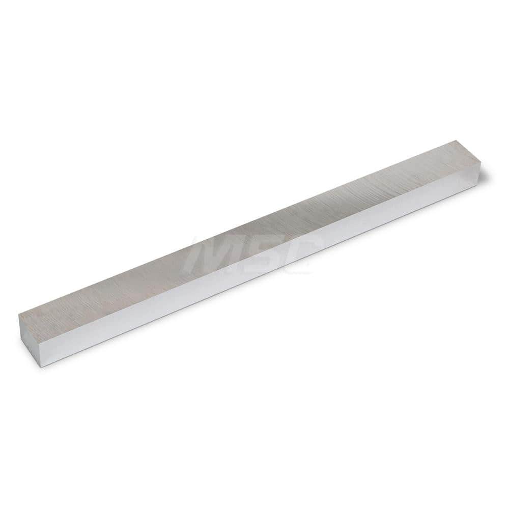 Aluminum Precision Sized Plate: Precision Ground, 12″ Long, 1″ Wide, 7/8″ Thick, Alloy 6061