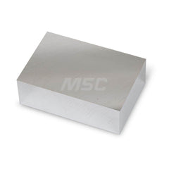 Aluminum Precision Sized Plate: Precision Ground & Milled, 3″ Long, 2″ Wide, 1-1/4″ Thick, Alloy 6061