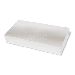 Aluminum Precision Sized Plate: Precision Ground & Milled, 12″ Long, 6″ Wide, 2″ Thick, Alloy 6061
