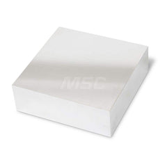 Aluminum Precision Sized Plate: Precision Ground & Milled, 6″ Long, 6″ Wide, 2″ Thick, Alloy 6061