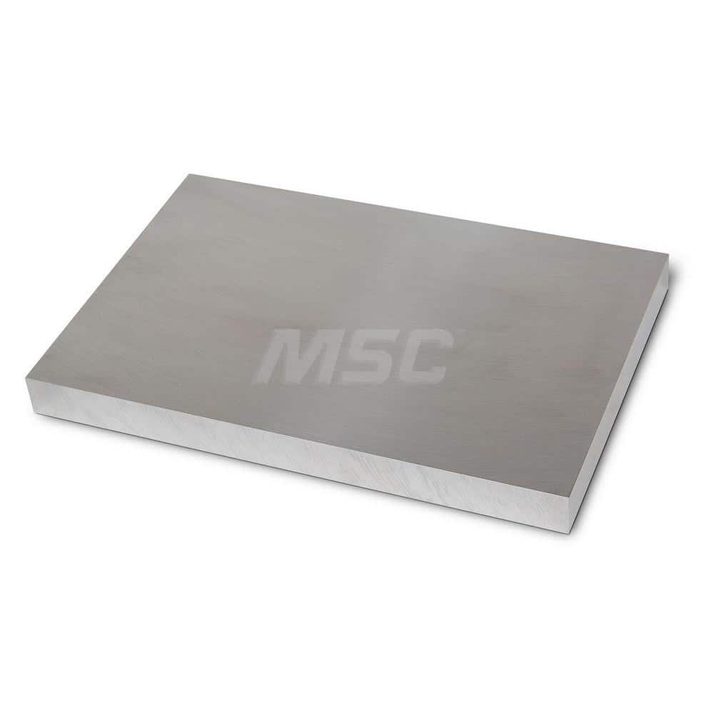 Aluminum Precision Sized Plate: Precision Ground & Milled, 12″ Long, 8″ Wide, 1″ Thick, Alloy 6061
