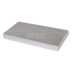 Aluminum Precision Sized Plate: Precision Ground, 12″ Long, 6″ Wide, 1″ Thick, Alloy 6061