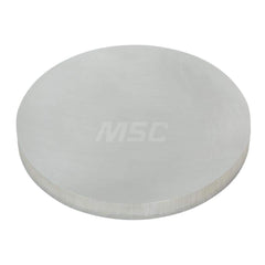 Aluminum Round Precision Sized Plate: Precision Ground, 8″ Long, 8″ Wide, 1/2″ Thick, Alloy 6061