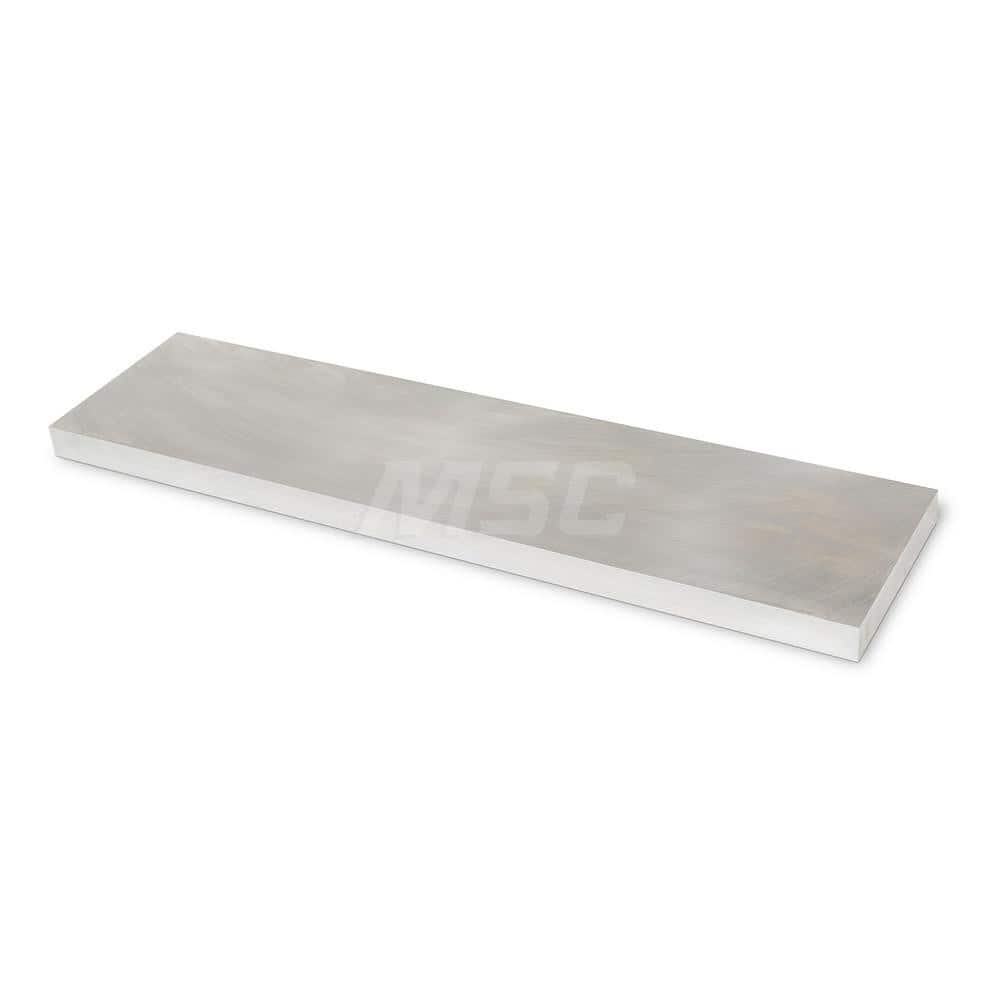 Aluminum Precision Sized Plate: Precision Ground, 24″ Long, 6″ Wide, 1″ Thick, Alloy 2024