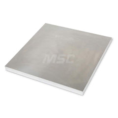 Aluminum Precision Sized Plate: Precision Ground, 6″ Long, 6″ Wide, 3/4″ Thick, Alloy 6061