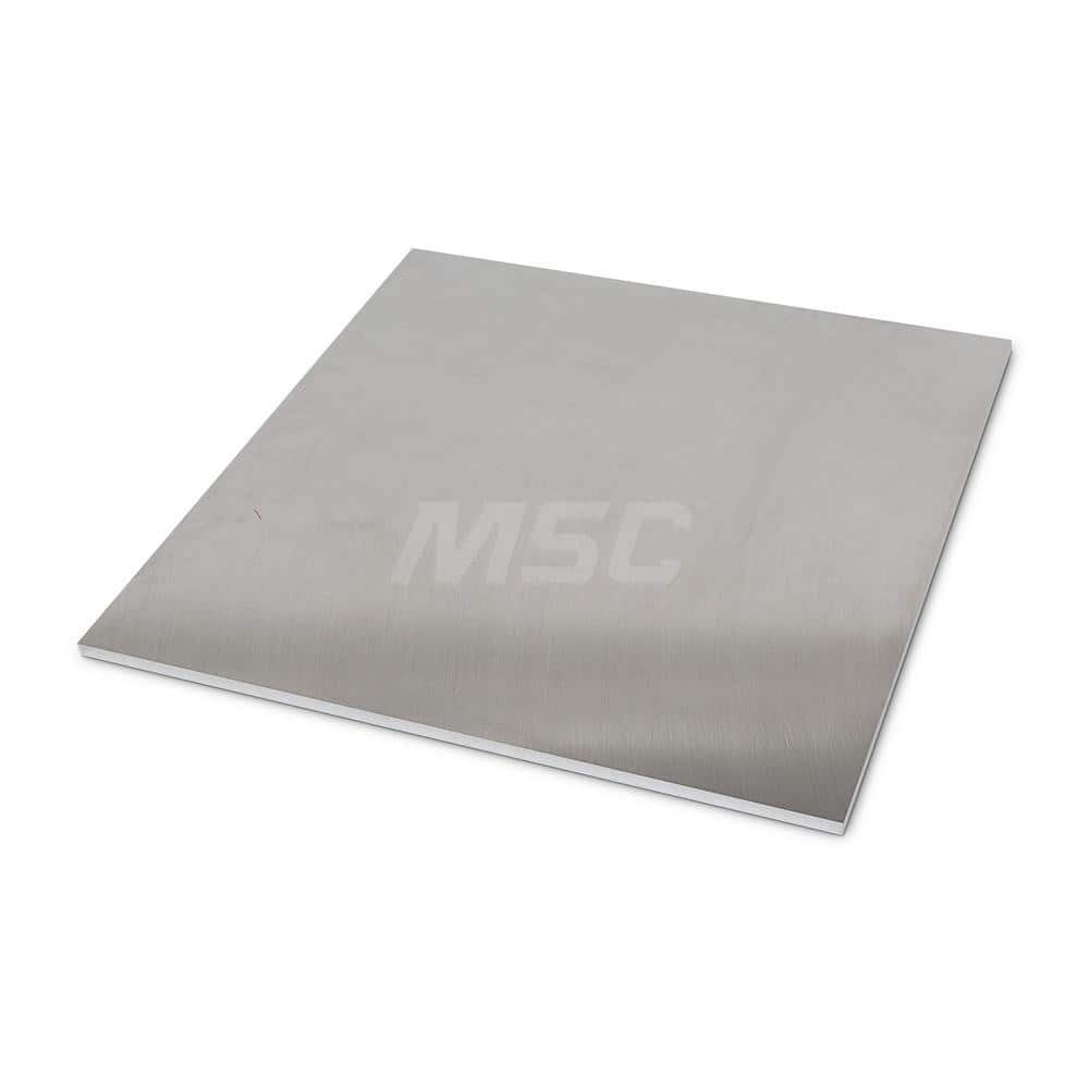 Aluminum Precision Sized Plate: Precision Ground, 12″ Long, 12″ Wide, 1/4″ Thick, Alloy 6061