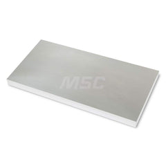 Aluminum Precision Sized Plate: Precision Ground, 24″ Long, 12″ Wide, 5/8″ Thick, Alloy 2024